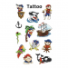 Avery Temporary Kids Tattoo, 12 Pirates Tattoos Per 1 Page