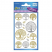 Avery Metallic Stickers, Tree Of Life, 14 Sticker - 1 Page