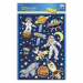 Avery Large Sticker "Space", 10 Sticker - 1 Page