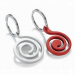 Philippi - Snail Key Holder Red & Silver, 2 Pieces