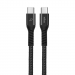 Trands 100W Nylon Braided Type-C Cable - TR-CA675