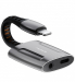Mcdodo Lightning Dual Splitter Lightning+3.5mm Adapter - Grey