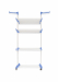 Radix 3 Layers Folding Cloth Rack Blue