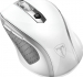 Wireless Mouse 2.4G Ergonomic, USB Receiver Portable Mouse - White