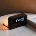 Portable Rechargeable Clock with Back Light Book Style Lamp