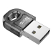 Hoco UA28 USB BT Adapter - Transparent Black