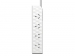 Allocacoc Power Strip Modular 1M Cable UK Extension &ndash; White