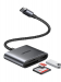 UGREEN USB-C to SD/TF + USB 2.0 Memory Card Reader - Grey