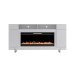 Orca High Sheen Contemporary Console Up to 86 inch TV - White
