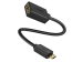 UGREEN Micro HDMI Male to HDMI Female Adapter Cable 22cm - Black