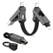 Statik HexCharge Cable 4-in-1 Black
