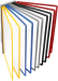 Wall Mount Reference Organiser - Catalogue Display Rack