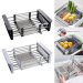 Expandable Dish Drying Rack Over the Sink - Grey