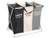2 Bag Laundry Sorter Folding Basket