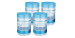 Grace 4 pc Container Set With Measuring Spoons (1100ml x 4) - Assorted