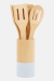 Wooden Kitchen Tools With Holder - 6pcs