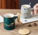 Ceramic Cup With Lid and Spoon