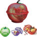 Apple Shape Net Fruit Basket