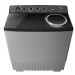 Panasonic Twin Tub Washing Machine 18KG,13KG,Abaya Wash - Silver