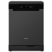 Panasonic 15 Place Dishwasher With 7 Programs, Self-Cleaning Function, Black - NP-FVK16XEKW