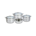 7 Pcs Stainless Steel Cookware Set, Silver