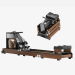 King Smith Tri-fold Water Rowing Machine - Walnut