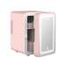 SIA Mini Fridge 4L With LED Light - Pink