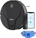 Bson Intelligent Robot Vacuum Cleaner, 2-in-1 Vacuum & Mop with Smart AI Mapping - Black