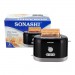 Sonashi 2 Slice Bread Toaster - Black - ST-209