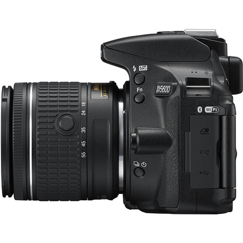 Nikon D5600 Digital Camera 18-55mm VR Kit - Black