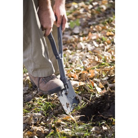 Xcessories Folding Stainless Steel Hand Shovel With Carrying Case