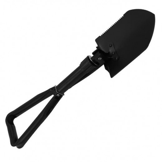 Xcessories Folding Stainless Steel Hand Shovel With Carrying Case