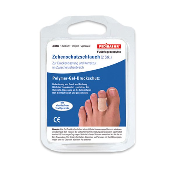 بيدي بير حلقة حماية لأصبع القدم مع جل البوليمر / قطعتين - صغير