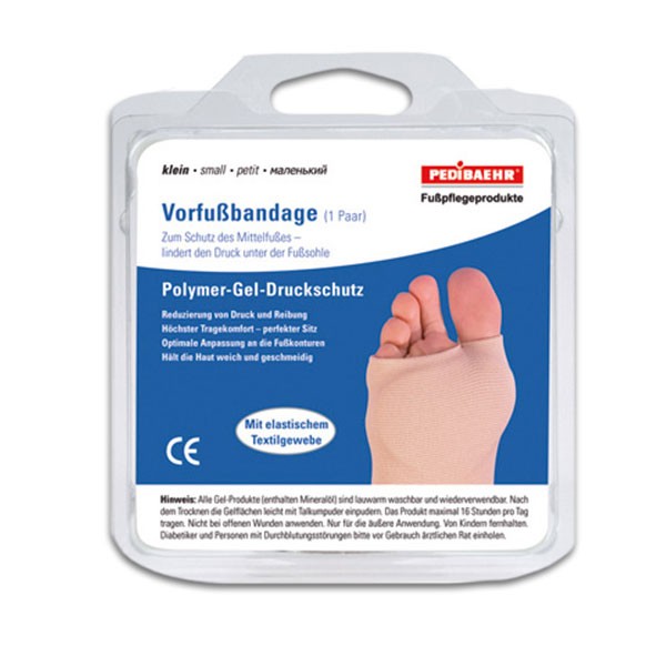 بيدي بير ضماد لمقدمة القدم مبطنة بهلام البوليمر - صغير