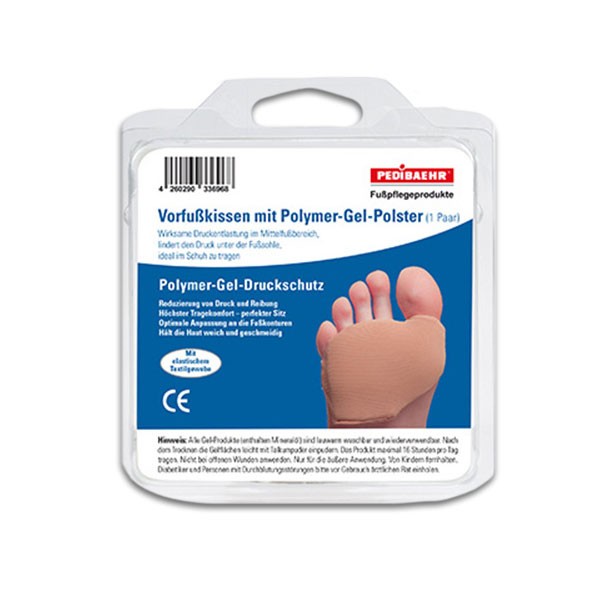 بيدي بير وسادة لمقدمة القدم مبطنة بهلام البوليمر