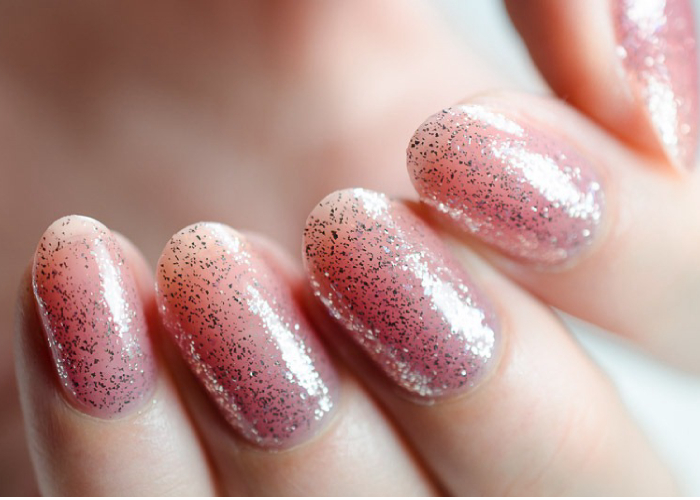 Models Own Nail Polish GlitterGel - Crystal Pink!