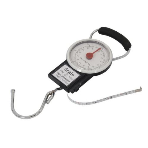 Neilsen Hand Held Luggage Scale With Tape Measure