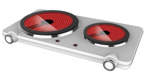 Orca - double Hot Plate-Ceramic- 2500W(Stainless Steel) - HP202-T10