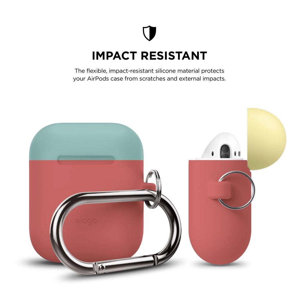 Elago Airpods Duo Hang Case - Coral Blue