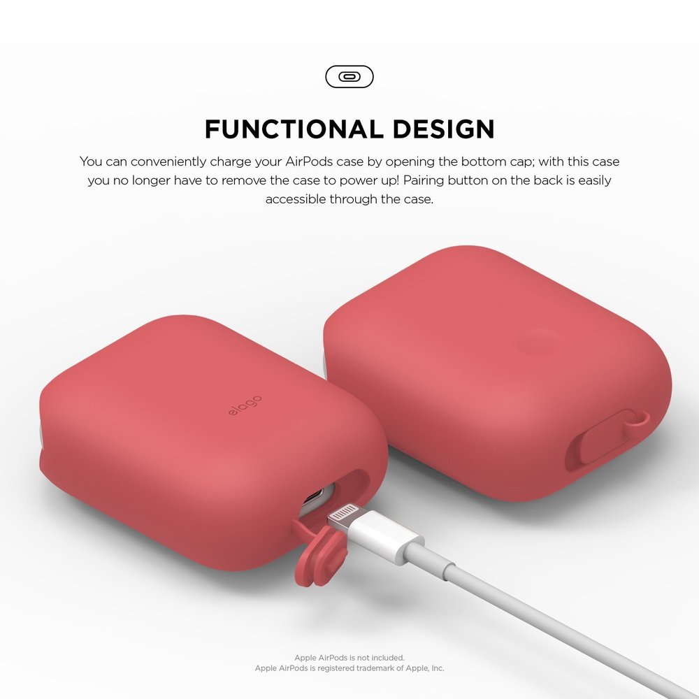 Elago Airpods Waterproof Case - Italian Rose