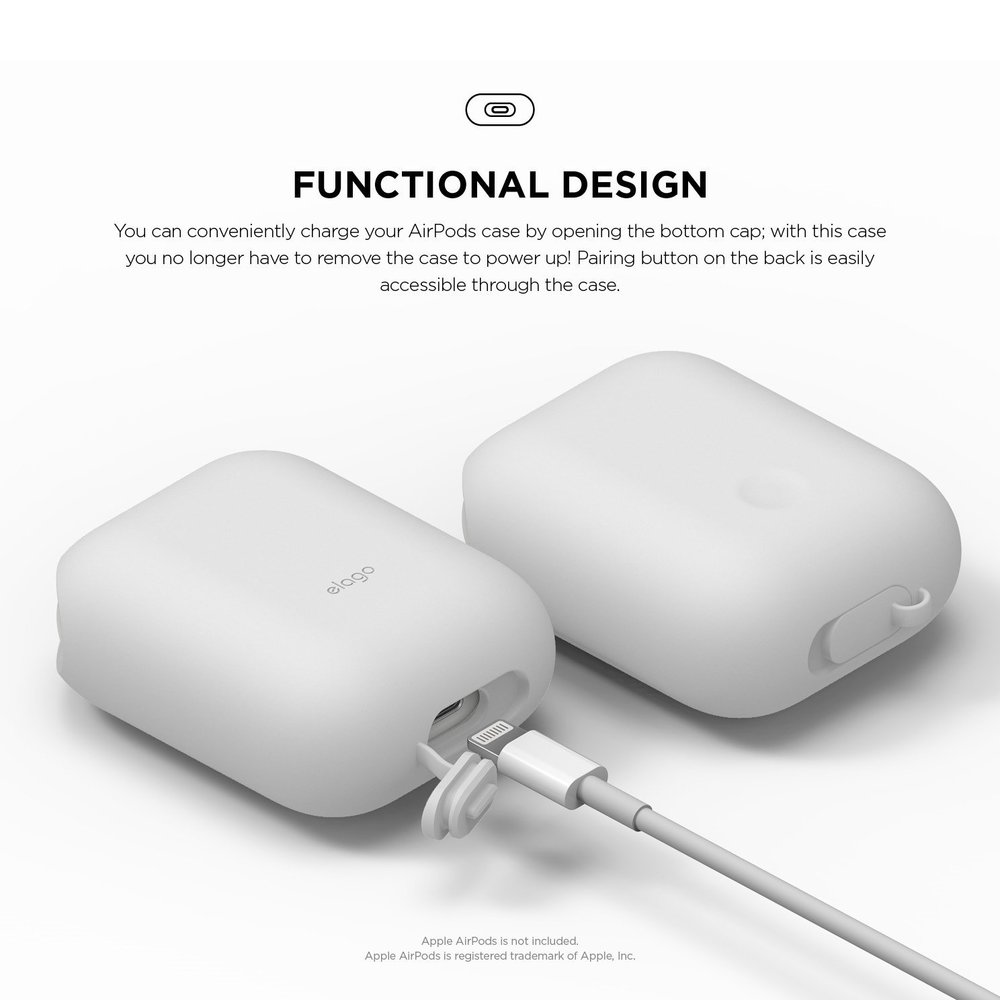 Elago Airpods Waterproof Case - White