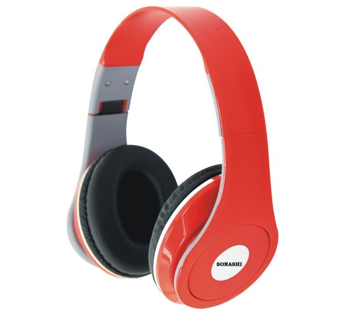 Sonashi Pulse Headphone HP-872 (Red)