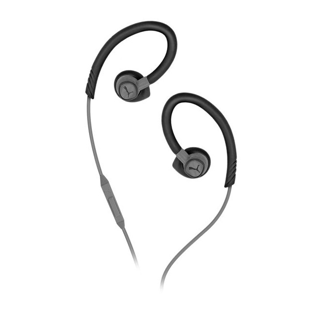 Puma Sport Earphone with Microphone, Black