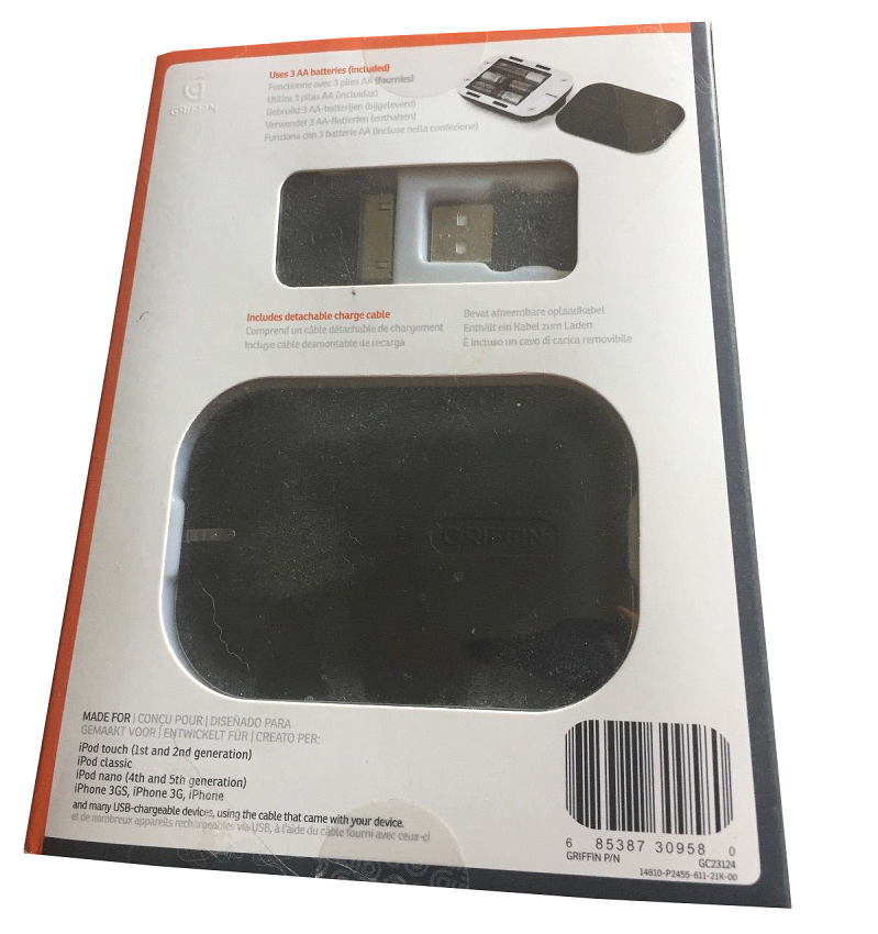 Griffin TuneJuice Battery Power Adapter Charger - GC23124