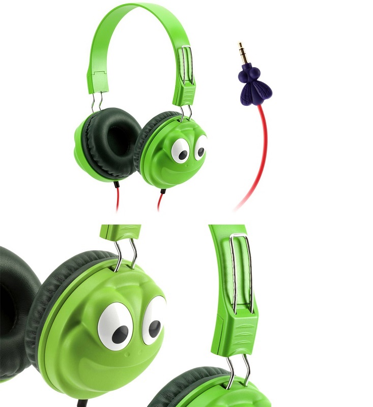 Griffin KaZoo MyPhones Frog Over Ear Headphones - GC35894 (Green)