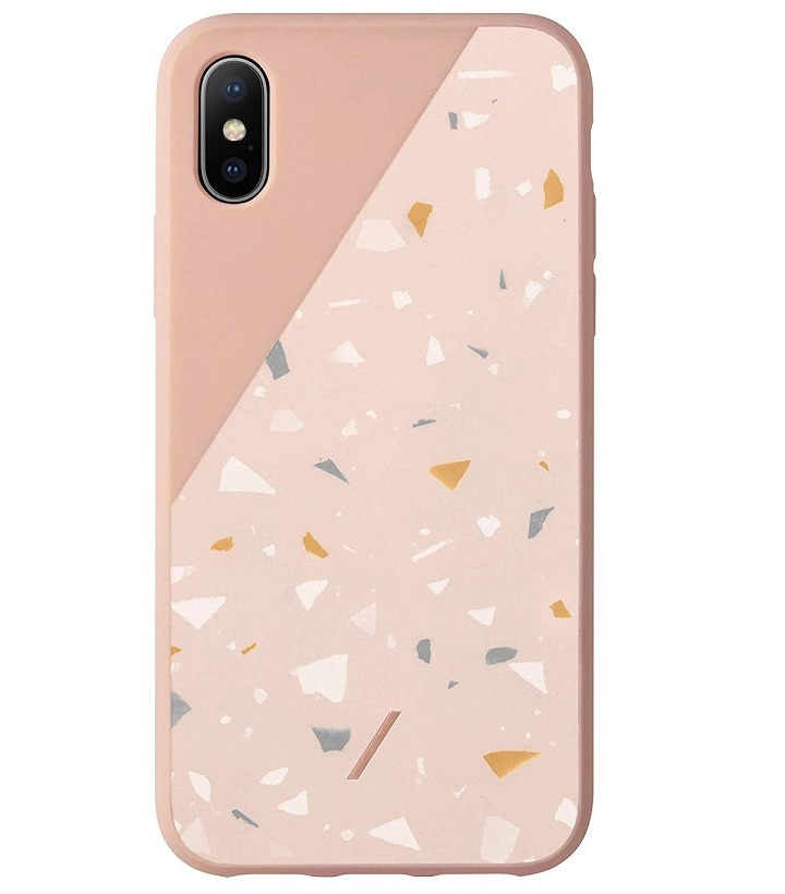 Native Union Clic Terrazzo Series iPhone XS Case - Rose