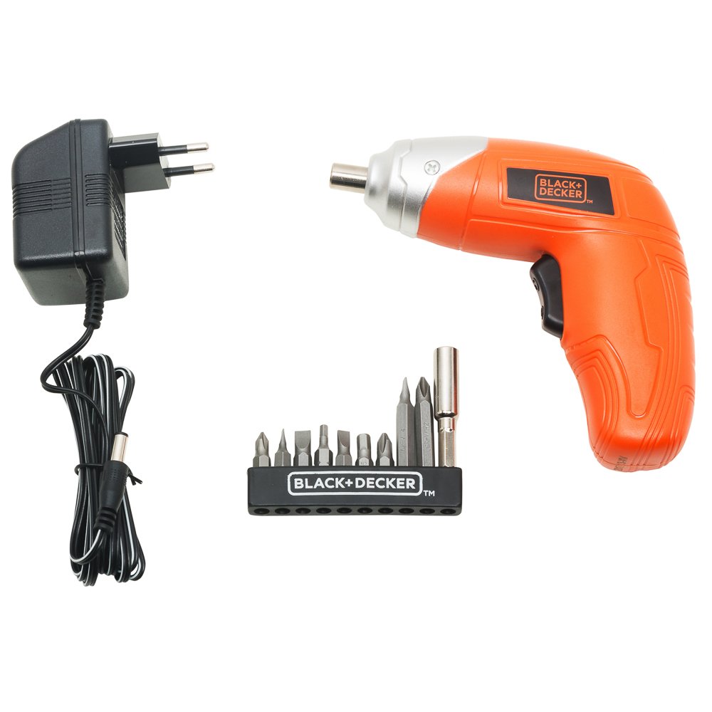 Black & Decker 3.6V Screwdriver + 10 Bit Sets - KC3610-B5