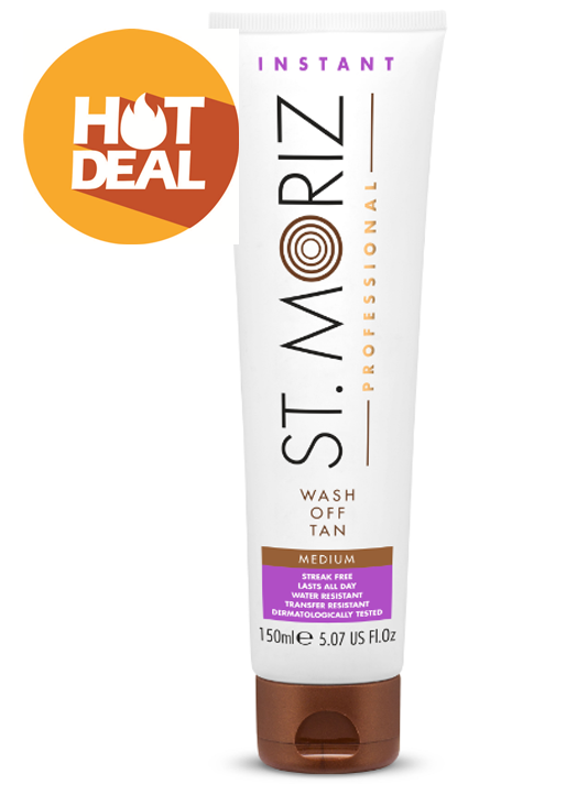 St. Moritz Professional Instant Wash Off Self Tan Medium 150ml