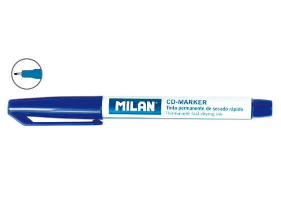 Milan Permanent CD Marker Set of 2 BWM1002 - Black And Blue