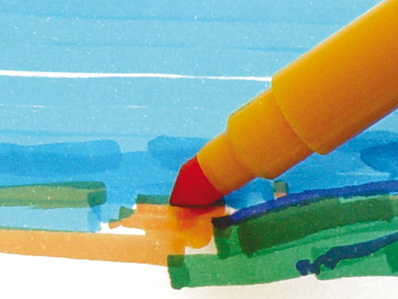 Milan Box of 50 Cone Tipped Fiber Pens